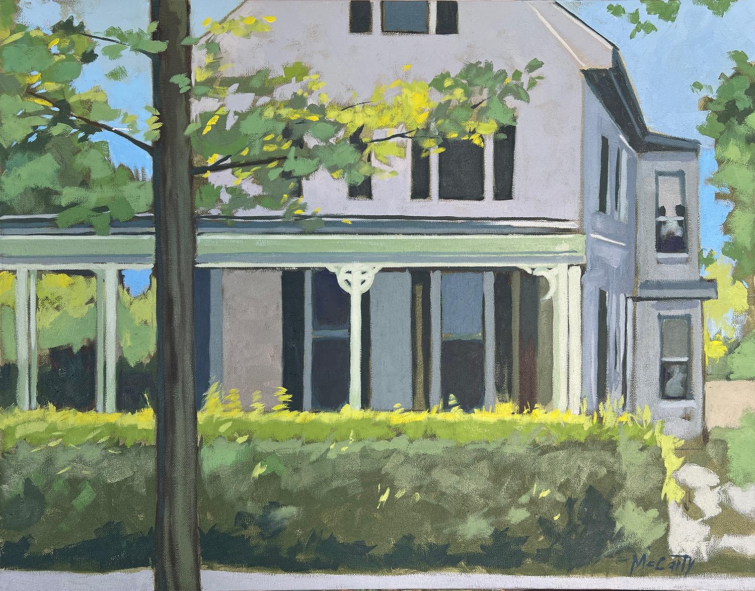 Interior Painting de Brian McCarty - Cercado del porche delantero, Pintura al óleo