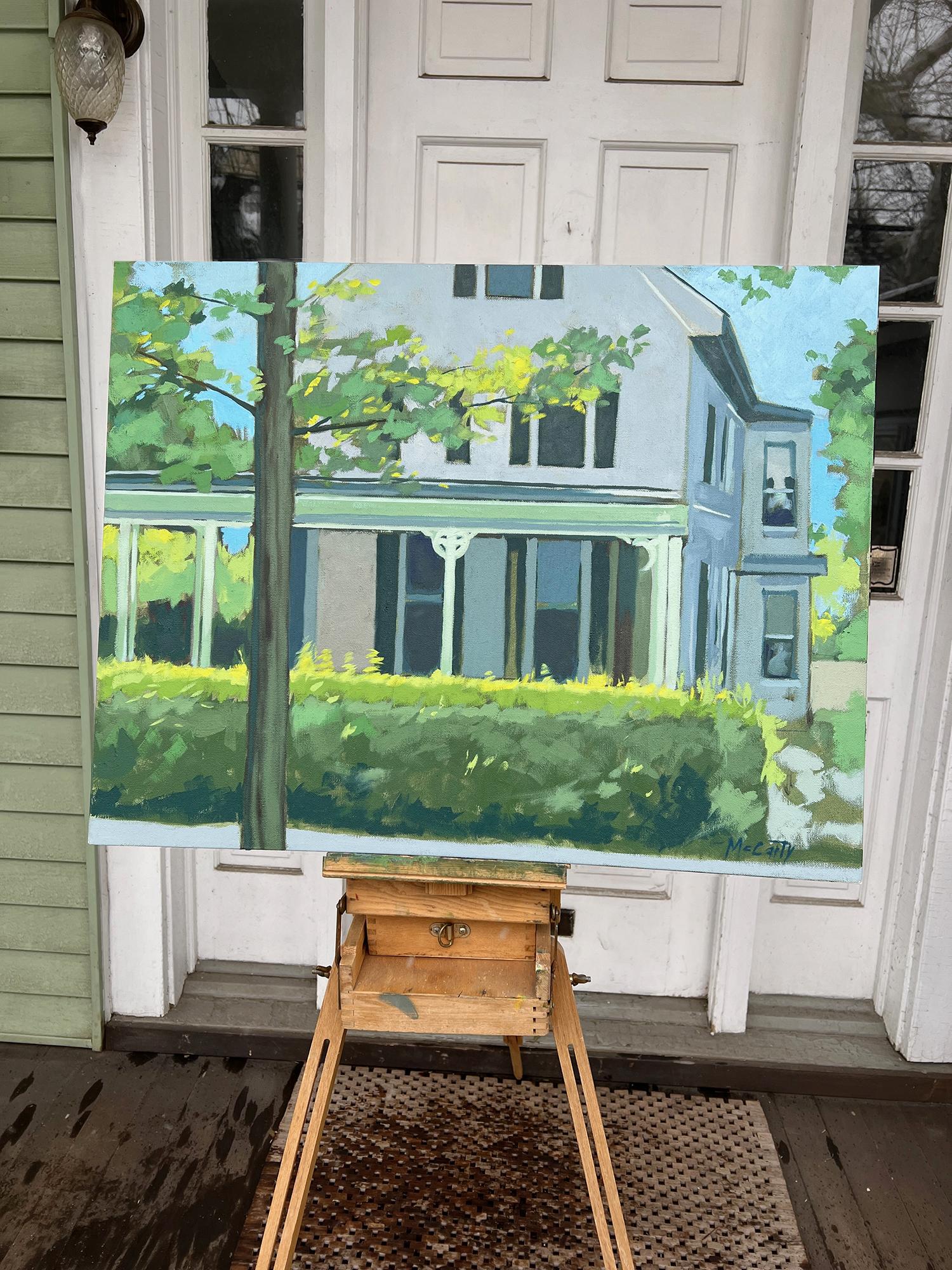Front-Porch, Ölgemälde (Impressionismus), Painting, von Brian McCarty