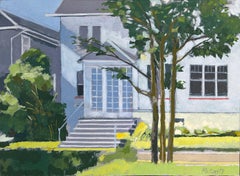 House Across the Street, peinture à l'huile