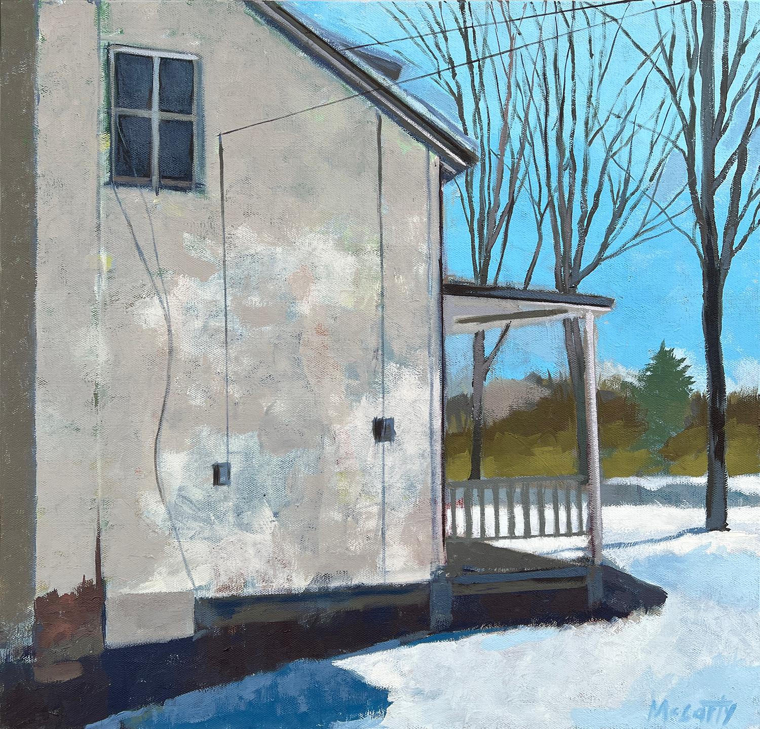 Brian McCarty Interior Painting – Ein Fenster, Ölgemälde