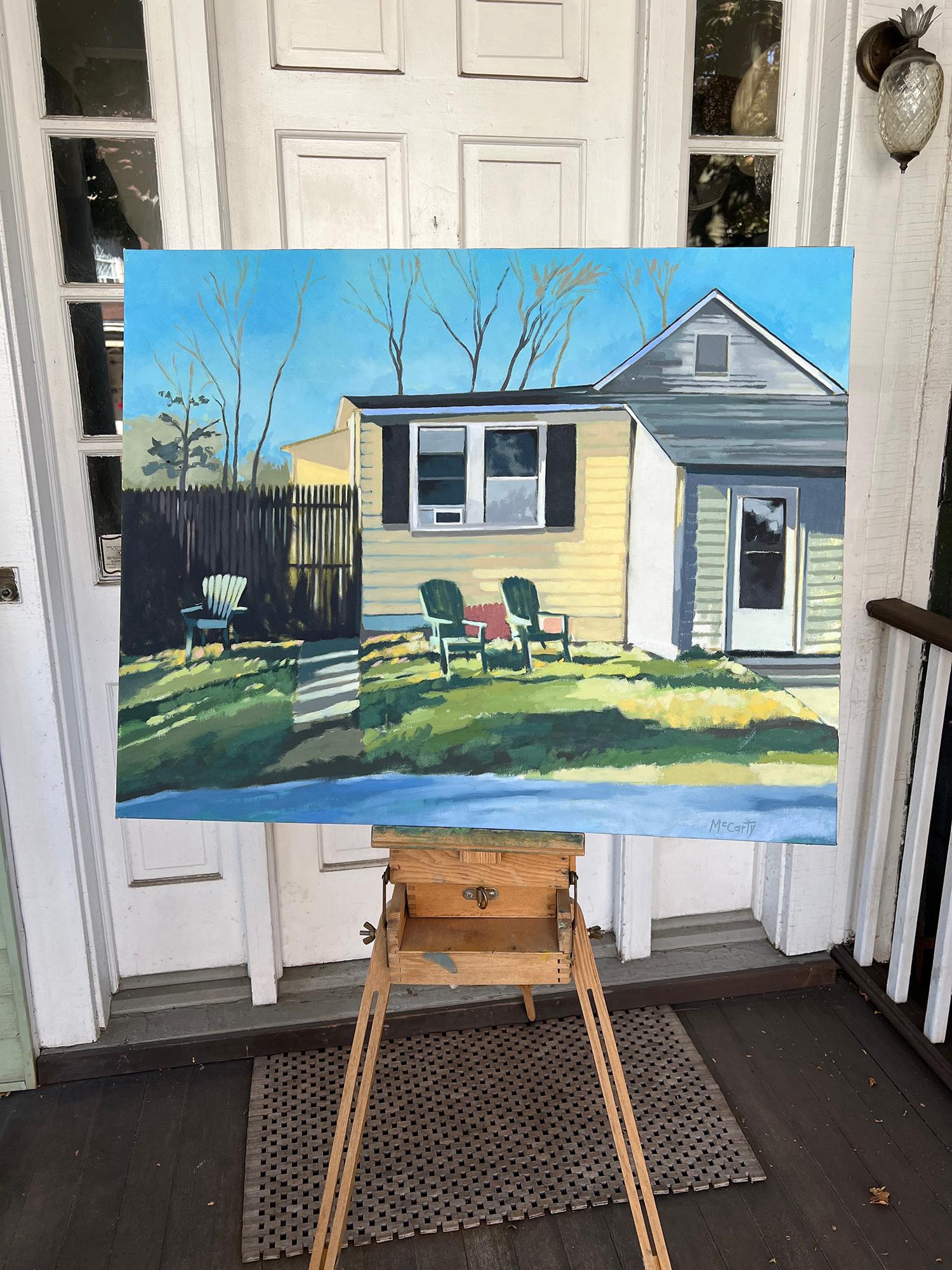 Shady Lawn, Ölgemälde (Zeitgenössisch), Painting, von Brian McCarty
