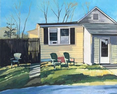 Shady Lawn, Oil Painting