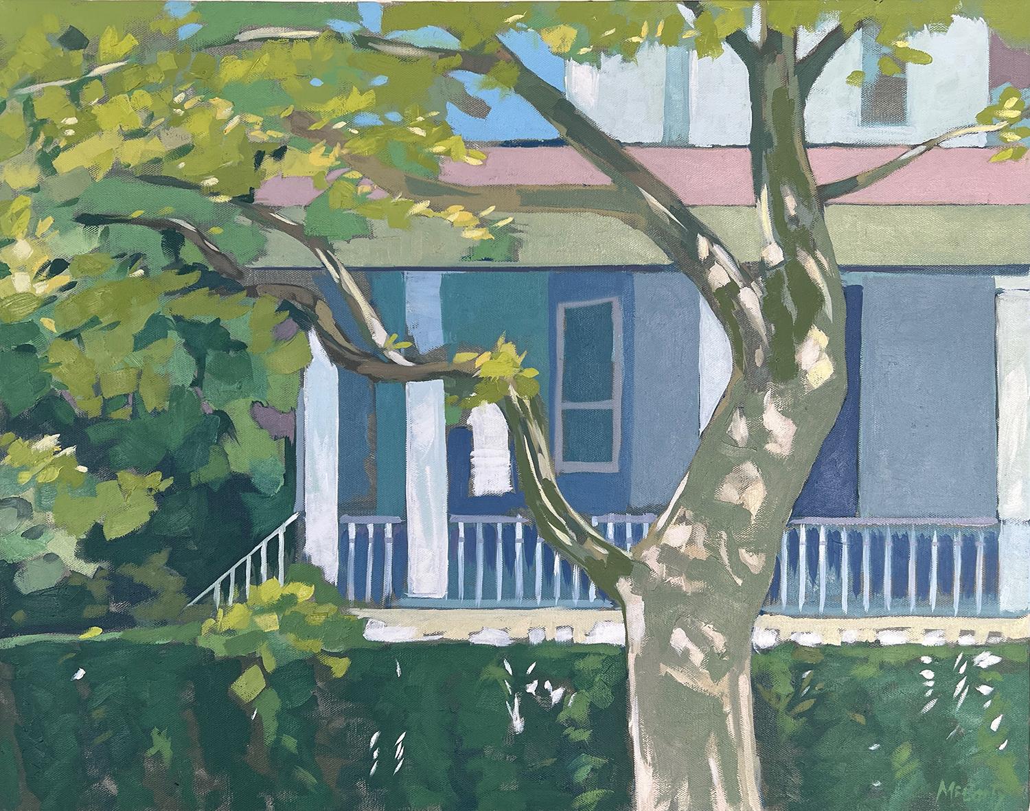 Baum auf der Vorderseite, Ölgemälde – Art von Brian McCarty