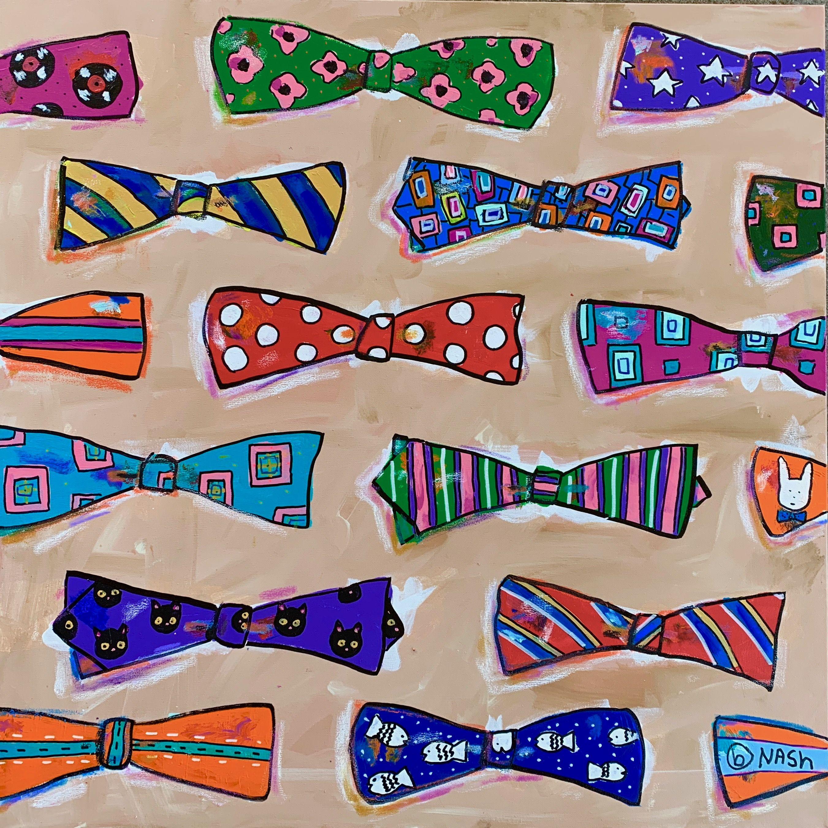 bow tie painting