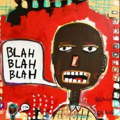 Blah Blah Blah, Painting, Acrylic on Canvas