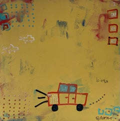 "Jefe", Pintura, Acrílico sobre lienzo