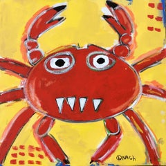 Crabby, Painting, Acrylic on Canvas