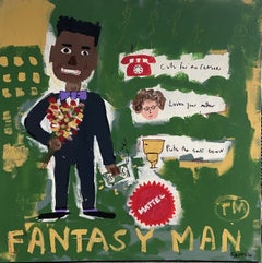 Fantasy Man, Painting, Acrylic on Canvas