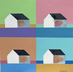 Four Times the Living Space, Painting, Acrylic on Canvas