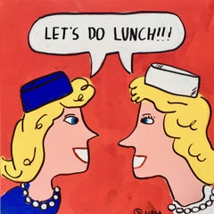 Let's do lunch, Painting, Acrylic on Canvas