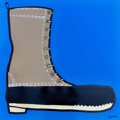 Bota de pato LL Bean, Pintura, Óleo sobre lienzo