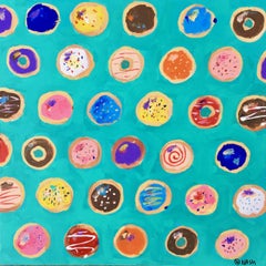 MMMMMM.   Donuts., Painting, Acrylic on Canvas