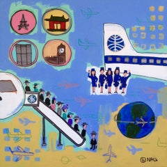 Pan Am, Painting, Acrylic on Canvas