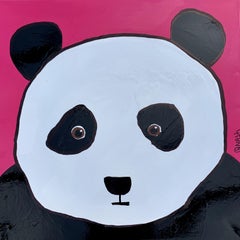 Panda, Painting, Oil on Canvas