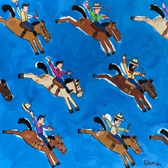 Ride 'em Cowboy!, Painting, Acrylic on Canvas
