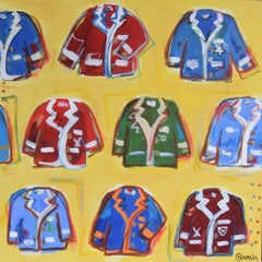 Rowing Blazers, Acrylic Painting on Canvas