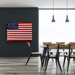 Stripes and Popcorn, Painting, Oil on Canvas