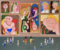 The BIG Picasso Museum, Painting, Acrylic on Canvas