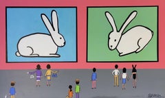 The Bunny Room, Painting, Acrylic on Canvas