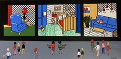 The Lichtenstein Room Museum, Painting, Acrylic on Canvas