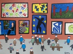 "The Matisse Museum", Painting, Acrylic on Canvas