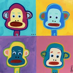 The Monkeys, Painting, Oil on Canvas