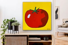 Tomato, Painting, Oil on Canvas