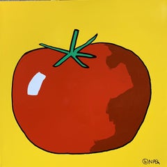 Tomato, Painting, Oil on Canvas