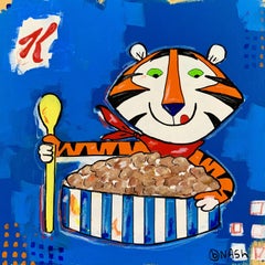 Tony the Tiger, Painting, Acrylic on Canvas
