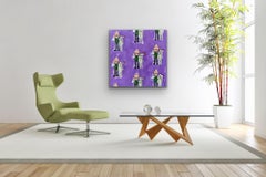 Wallace und Gromit, Gemälde, Acryl auf Leinwand