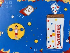 Wonder Bread helps build bodies 12 ways!, Painting, Acrylic on Canvas