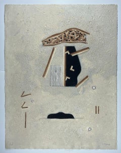 Retro English "Mariposa obsidiana 1", 1981 signed limited edition original art print