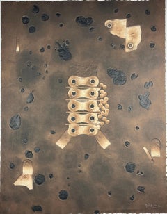 Englischer „Mariposa obsidiana 4“ 1981, signierter Original-Kunstdruck in limitierter Auflage