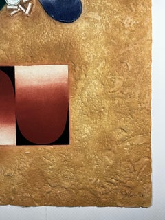 English "Mariposa obsidiana 5", 1981 signed limited edition original art print