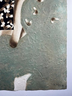 English "Mariposa obsidiana 7", 1981 signed limited edition original art print