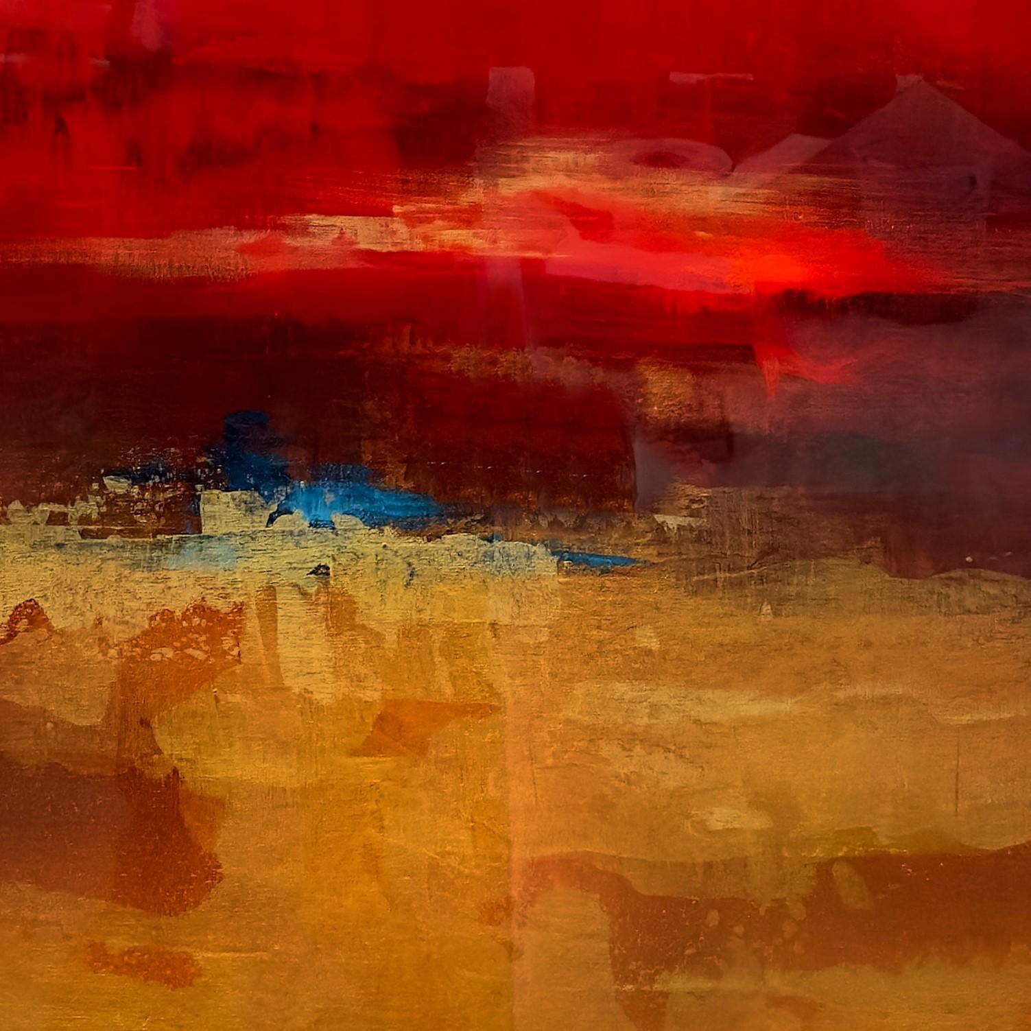 'Mirage' (2024) By Brian O'Neill, Original Acrylic Painting with Resin For Sale 1