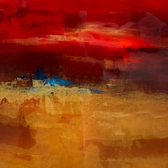 « Michigan » (2024) par Brian O'Neill, peinture acrylique originale avec résine