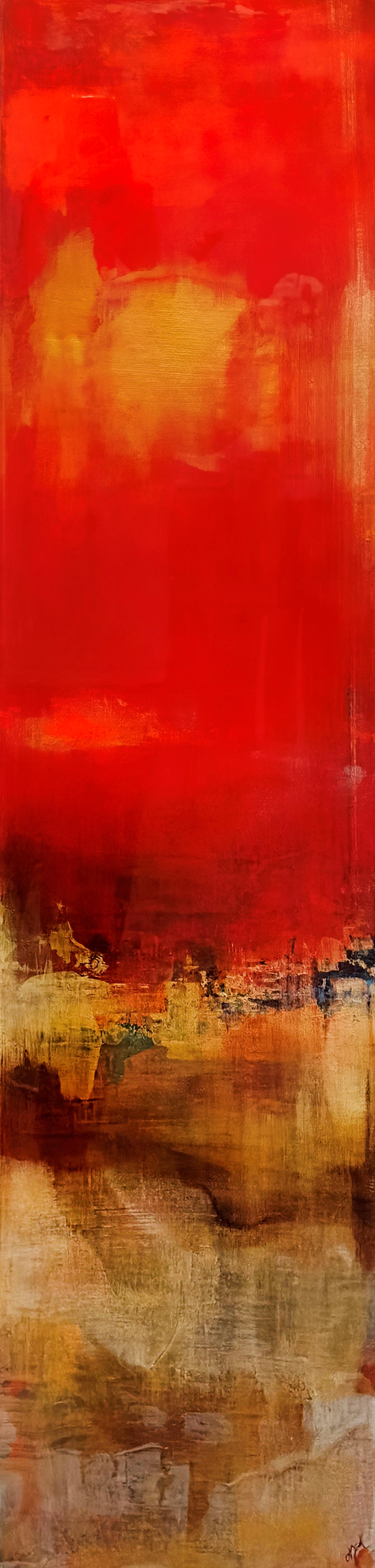 "L'estate 2" di Brian O'Neill è un dipinto originale in acrilico con resina".