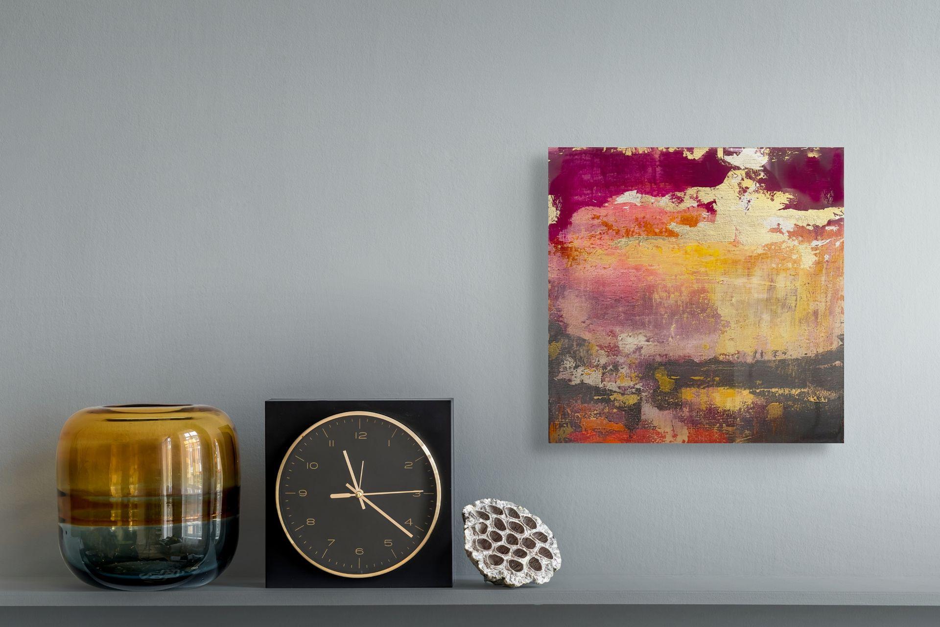„Sky Drama 1“ von Brian O'Neill, Original Acrylgemälde mit 24 Karat Blattgold im Angebot 8