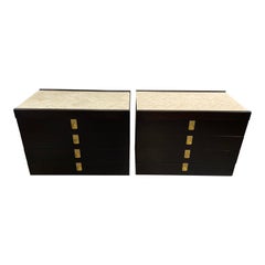 Brian Palmer for Baker 1970s Vintage Nightstands - a Pair