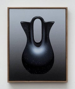Pot-Hole, Brian Robertson, Raw Walnut Artist's Frame, Figurative 