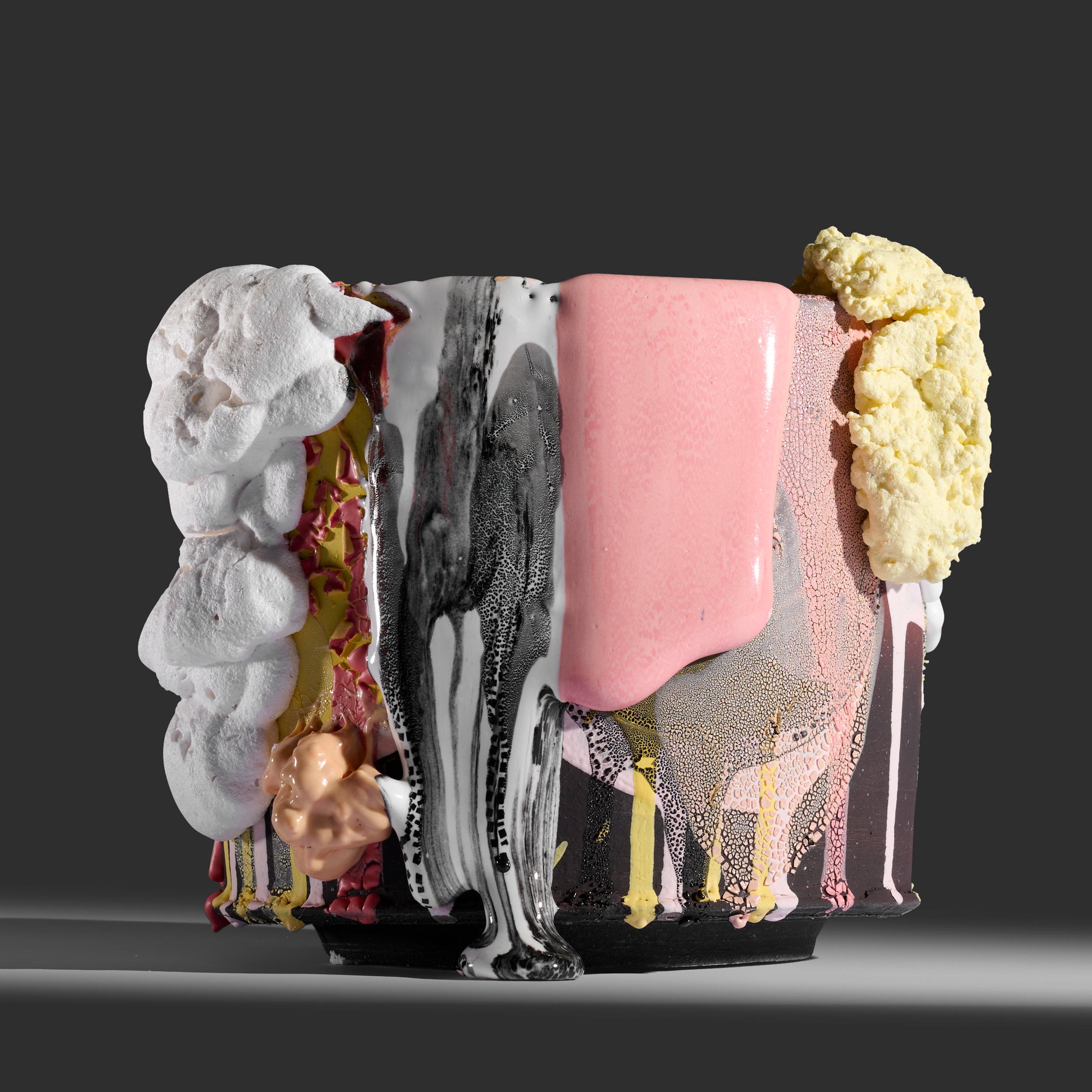 Smaltato Brian Rochefort Vaso di Can, USA 2019 in vendita