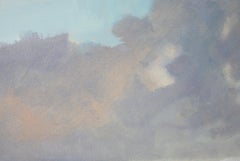 Überblick auf Santa Cruz und Monterey Bay – Pleinair-Landschaft in Öl auf Leinwand