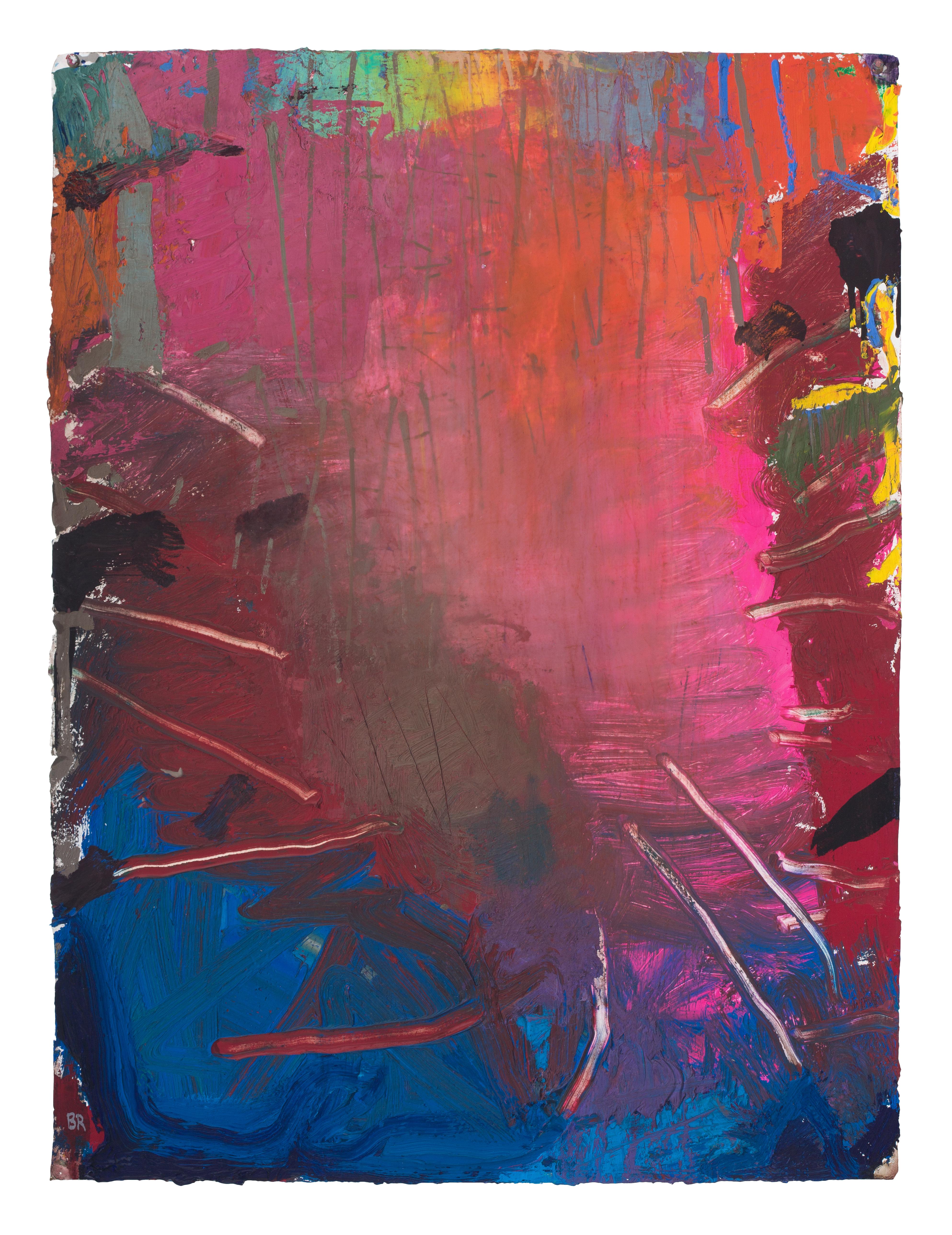 Brian Rutenberg Abstract Painting - Looming Pine 2