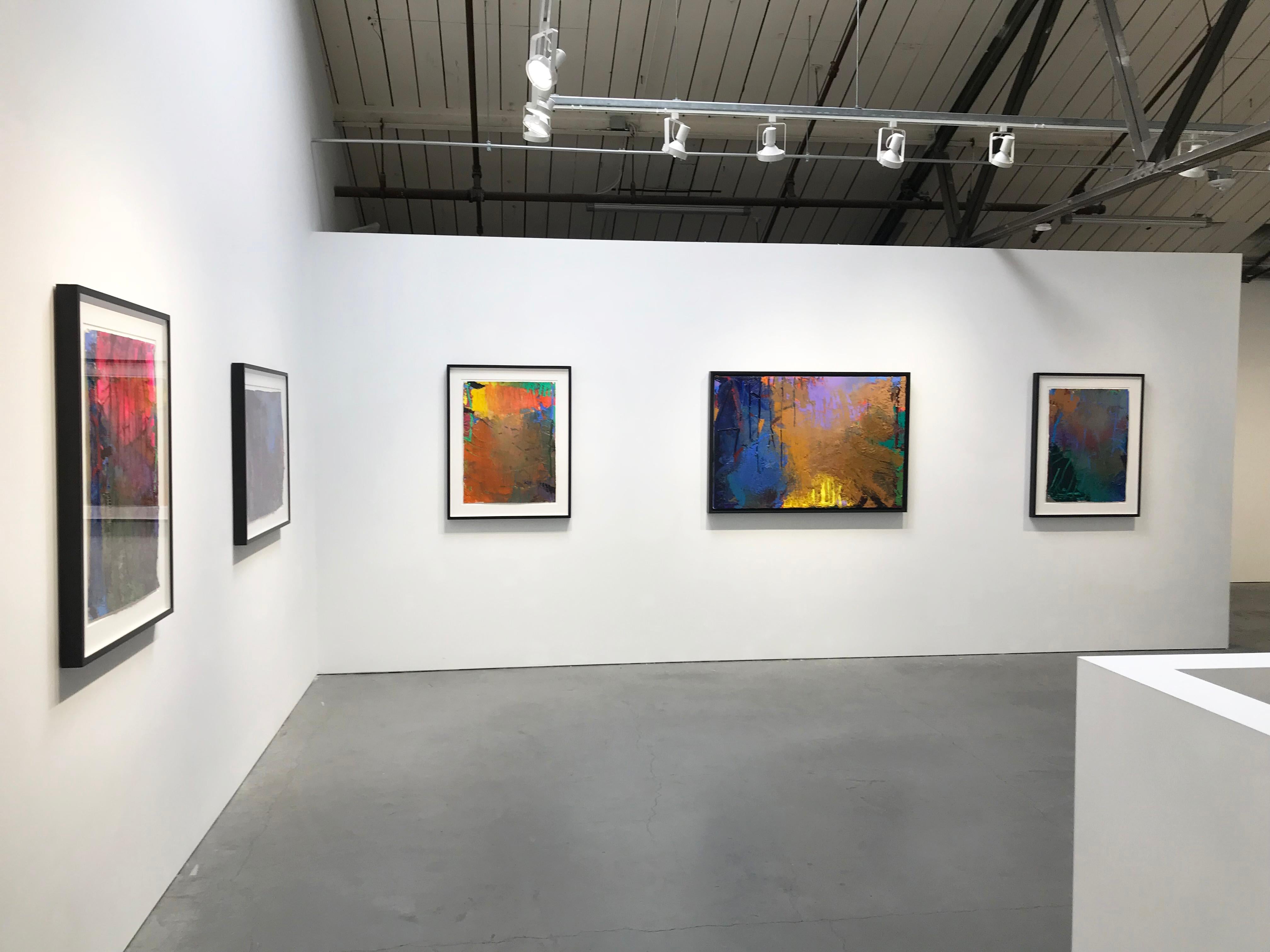 Looming Pine 4 - Painting by Brian Rutenberg