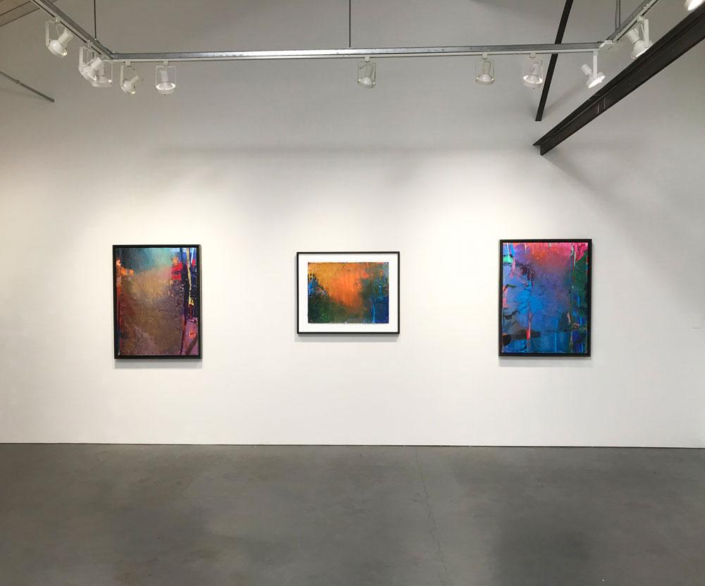 Looming Pine 6 - Painting by Brian Rutenberg