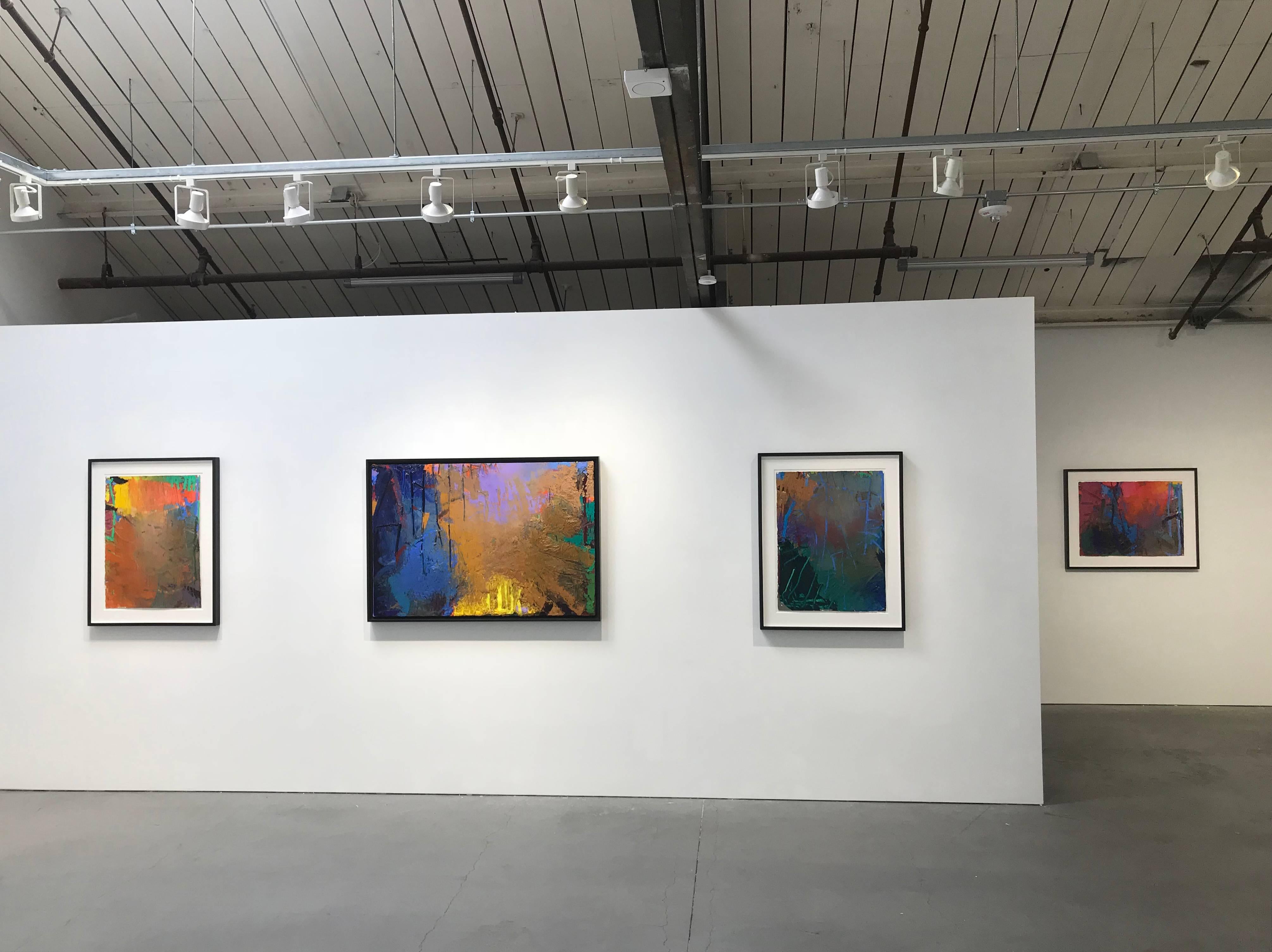 Le pin en devenir - Expressionnisme abstrait Painting par Brian Rutenberg