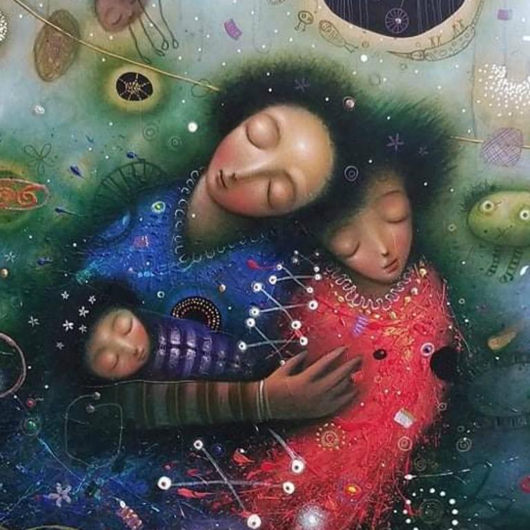 Memoria affetta , Olio, Tecnica mista, Iperrealismo Stile dell'arte cubana moderna - Painting Surrealismo di Brian Sanchez