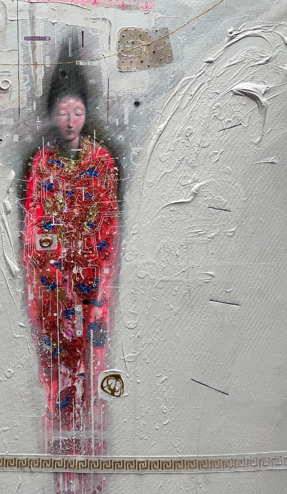 Automazione di un angelo II  Iperrealismo Tecnica mista Surreale  Arte cubana moderna - Painting Surrealismo di Brian Sanchez