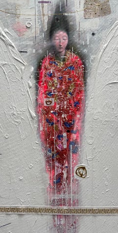 Automation of an Angel  Modern Cuban Art  Hyperrealism Mixed Media Surreal